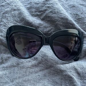 Jonathan Adler Black/Gold Sunglasses